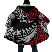 Honour The Treaty New Zealand Personalised Cloak Toitu Te Tiriti Half Fern Haka Dance - Polynesian Pride