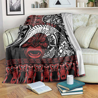 Honour The Treaty New Zealand Personalised Blanket Toitu Te Tiriti Indigenous Maori Face