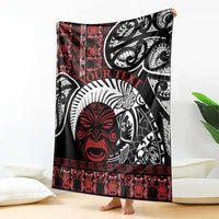Honour The Treaty New Zealand Personalised Blanket Toitu Te Tiriti Indigenous Maori Face