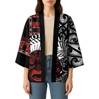 Honour The Treaty New Zealand Personalised Kimono Toitu Te Tiriti Indigenous Maori Face - Polynesian Pride