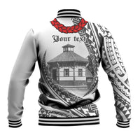 Samoa Mau Movement House Personalised Baseball Jacket Fa'a Samoa The Samoan Way