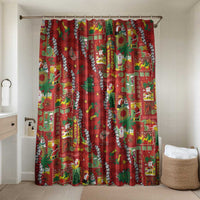 Mele Kalikimaka Pakalana Pikake Lei Bathroom Set Hawaiian Rodeo Paniolo Omaomao Palaka - Polynesian Pride