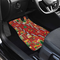 Mele Kalikimaka Pakalana Pikake Lei Car Mats Hawaiian Rodeo Paniolo Omaomao Palaka - Polynesian Pride