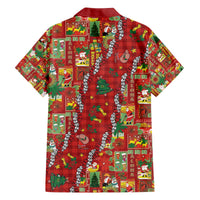 Mele Kalikimaka Pakalana Pikake Lei Family Matching Off The Shoulder Long Sleeve Dress and Hawaiian Shirt Hawaiian Rodeo Paniolo Omaomao Palaka - Polynesian Pride
