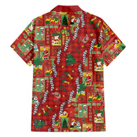 Mele Kalikimaka Pakalana Pikake Lei Family Matching Off Shoulder Maxi Dress and Hawaiian Shirt Hawaiian Rodeo Paniolo Omaomao Palaka - Polynesian Pride