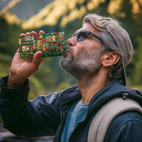 Mele Kalikimaka Pakalana Pikake Lei 4 in 1 Can Cooler Tumbler Hawaiian Rodeo Paniolo Ulaula Palaka - Polynesian Pride