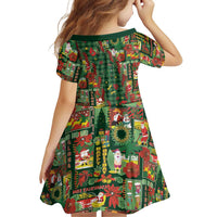 Mele Kalikimaka Pakalana Pikake Lei Family Matching Long Sleeve Bodycon Dress and Hawaiian Shirt Hawaiian Rodeo Paniolo Ulaula Palaka - Polynesian Pride