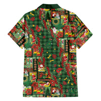 Mele Kalikimaka Pakalana Pikake Lei Family Matching Off The Shoulder Long Sleeve Dress and Hawaiian Shirt Hawaiian Rodeo Paniolo Ulaula Palaka - Polynesian Pride