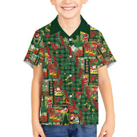 Mele Kalikimaka Pakalana Pikake Lei Family Matching Tank Maxi Dress and Hawaiian Shirt Hawaiian Rodeo Paniolo Ulaula Palaka - Polynesian Pride