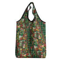 Mele Kalikimaka Pakalana Pikake Lei Grocery Bag Hawaiian Rodeo Paniolo Ulaula Palaka - Polynesian Pride