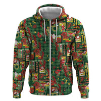 Mele Kalikimaka Pakalana Pikake Lei Hoodie Hawaiian Rodeo Paniolo Ulaula Palaka - Polynesian Pride