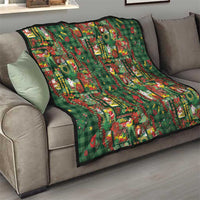 Mele Kalikimaka Pakalana Pikake Lei Quilt Hawaiian Rodeo Paniolo Ulaula Palaka - Polynesian Pride