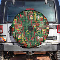 Mele Kalikimaka Pakalana Pikake Lei Spare Tire Cover Hawaiian Rodeo Paniolo Ulaula Palaka - Polynesian Pride