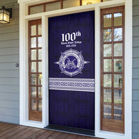 Tonga Queen Salote College 100 years Door Cover QSC 1926-2026 Tongan Pattern