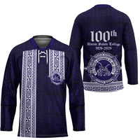 Tonga Queen Salote College 100 years Hockey Jersey QSC 1926-2026 Tongan Pattern LT9 - Polynesian Pride