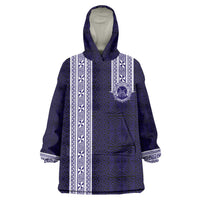 Tonga Queen Salote College 100 years Wearable Blanket Hoodie QSC 1926-2026 Tongan Pattern
