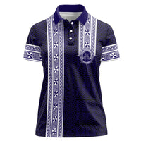 Tonga Queen Salote College 100 years Women Polo Shirt QSC 1926-2026 Tongan Pattern