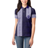 Tonga Queen Salote College 100 years Women Polo Shirt QSC 1926-2026 Tongan Pattern