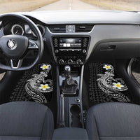 Aloha Hammerhead Shark Car Mats Black Hawaiian Kakau Tribal Tattoo