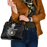 Aloha Hammerhead Shark Shoulder Handbag Black Hawaiian Kakau Tribal Tattoo LT9 - Polynesian Pride
