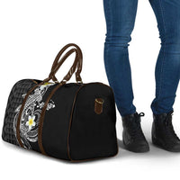 Aloha Hammerhead Shark Travel Bag Black Hawaiian Kakau Tribal Tattoo - Polynesian Pride