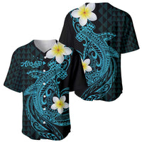 Aloha Hammerhead Shark Baseball Jersey Calypso Hawaiian Kakau Tribal Tattoo