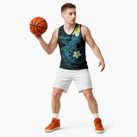 Aloha Hammerhead Shark Basketball Jersey Calypso Hawaiian Kakau Tribal Tattoo - Polynesian Pride