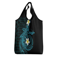 Aloha Hammerhead Shark Grocery Bag Calypso Hawaiian Kakau Tribal Tattoo