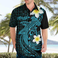 Aloha Hammerhead Shark Hawaiian Shirt Calypso Hawaiian Kakau Tribal Tattoo