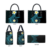 Aloha Hammerhead Shark Leather Bag Calypso Hawaiian Kakau Tribal Tattoo LT9 - Polynesian Pride