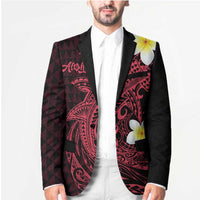 Aloha Hammerhead Shark Blazer Feverish Pink Hawaiian Kakau Tribal Tattoo - Polynesian Pride