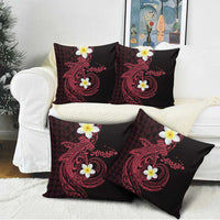 Aloha Hammerhead Shark Pillow Cover Feverish Pink Hawaiian Kakau Tribal Tattoo - Polynesian Pride