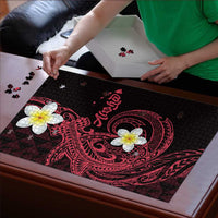 Aloha Hammerhead Shark Puzzle Feverish Pink Hawaiian Kakau Tribal Tattoo - Polynesian Pride