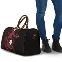 Aloha Hammerhead Shark Travel Bag Feverish Pink Hawaiian Kakau Tribal Tattoo - Polynesian Pride