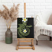 Aloha Hammerhead Shark Canvas Wall Art Lime Rickey Hawaiian Kakau Tribal Tattoo