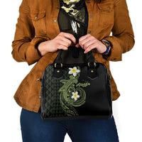 Aloha Hammerhead Shark Shoulder Handbag Lime Rickey Hawaiian Kakau Tribal Tattoo LT9 - Polynesian Pride