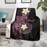 Aloha Hammerhead Shark Blanket Vivacious Pink Hawaiian Kakau Tribal Tattoo LT9 - Polynesian Pride