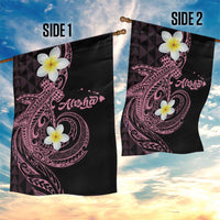 Aloha Hammerhead Shark Garden Flag Vivacious Pink Hawaiian Kakau Tribal Tattoo LT9 - Polynesian Pride