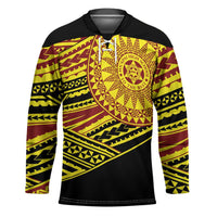 Personalised Tonga Ha apai High School Hockey Jersey Ngatu Fonulei Pattern - Polynesian Pride