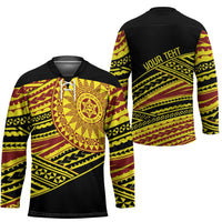 Personalised Tonga Ha apai High School Hockey Jersey Ngatu Fonulei Pattern - Polynesian Pride
