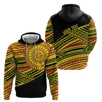 Personalised Tonga Ha apai High School Hoodie Ngatu Fonulei Pattern