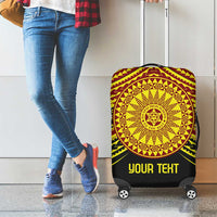 Personalised Tonga Ha apai High School Luggage Cover Ngatu Fonulei Pattern LT9 - Polynesian Pride