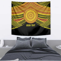 Personalised Tonga Ha apai High School Tapestry Ngatu Fonulei Pattern