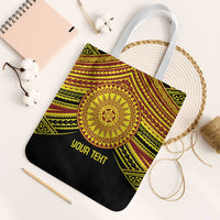 Personalised Tonga Ha apai High School Tote Bag Ngatu Fonulei Pattern - Polynesian Pride
