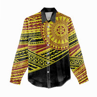 Personalised Tonga Ha apai High School Women Casual Shirt Ngatu Fonulei Pattern