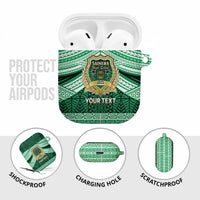 Personalised Tonga Saineha High School AirPods Case Polynesian Ngatu Tribal LT9 - Polynesian Pride