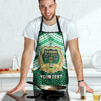 Personalised Tonga Saineha High School Apron Polynesian Ngatu Tribal - Polynesian Pride