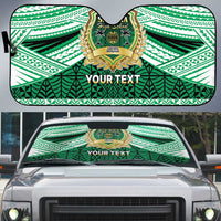 Personalised Tonga Saineha High School Auto Sun Shade Polynesian Ngatu Tribal - Polynesian Pride