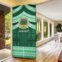 Personalised Tonga Saineha High School Door Cover Polynesian Ngatu Tribal - Polynesian Pride