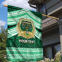 Personalised Tonga Saineha High School Garden Flag Polynesian Ngatu Tribal LT9 - Polynesian Pride